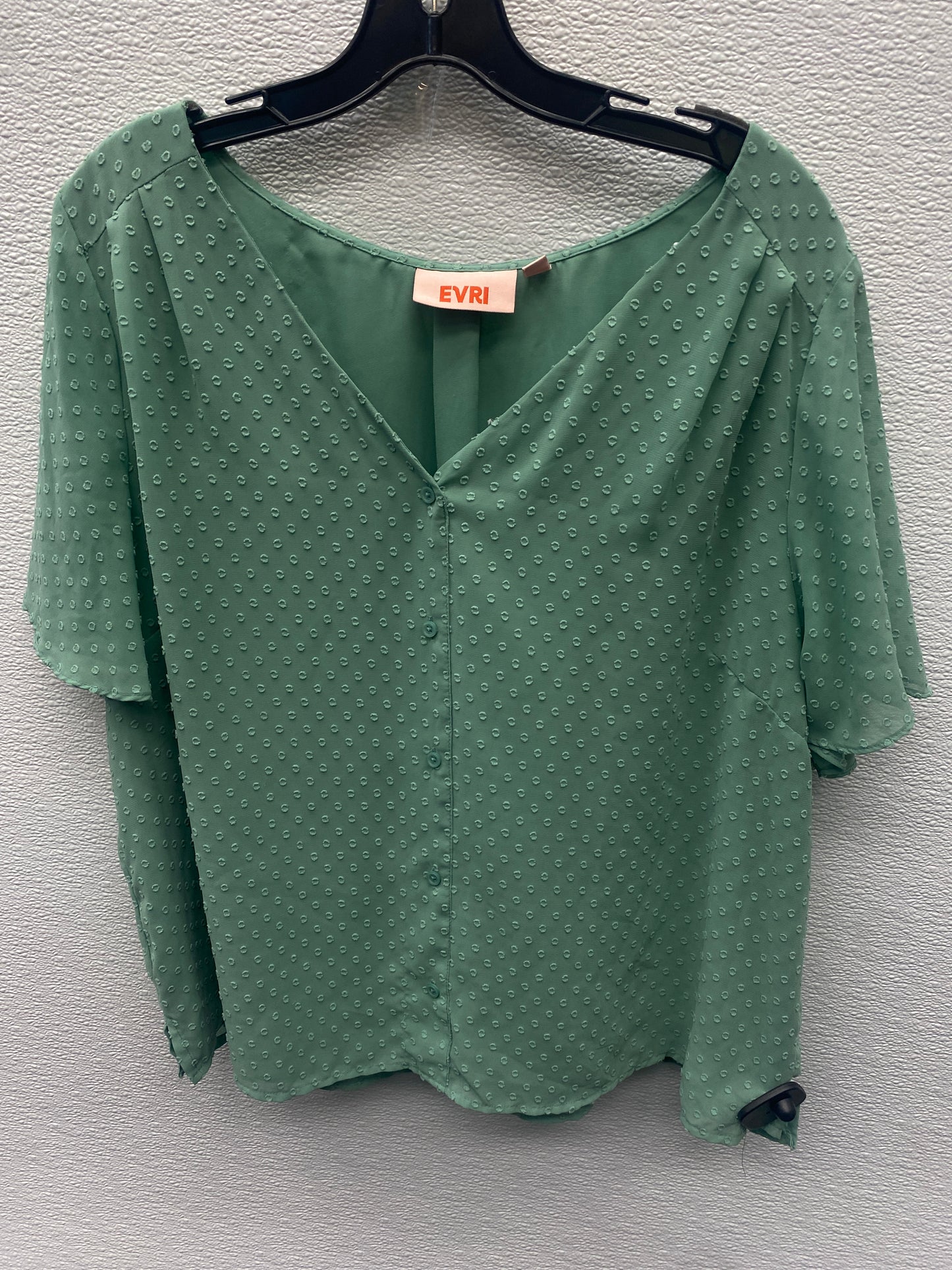 Top Short Sleeve By Evri  Size: 1x
