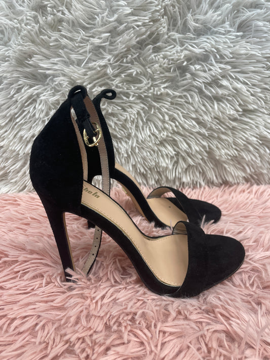 Black Shoes Heels Stiletto Shein, Size 6.5