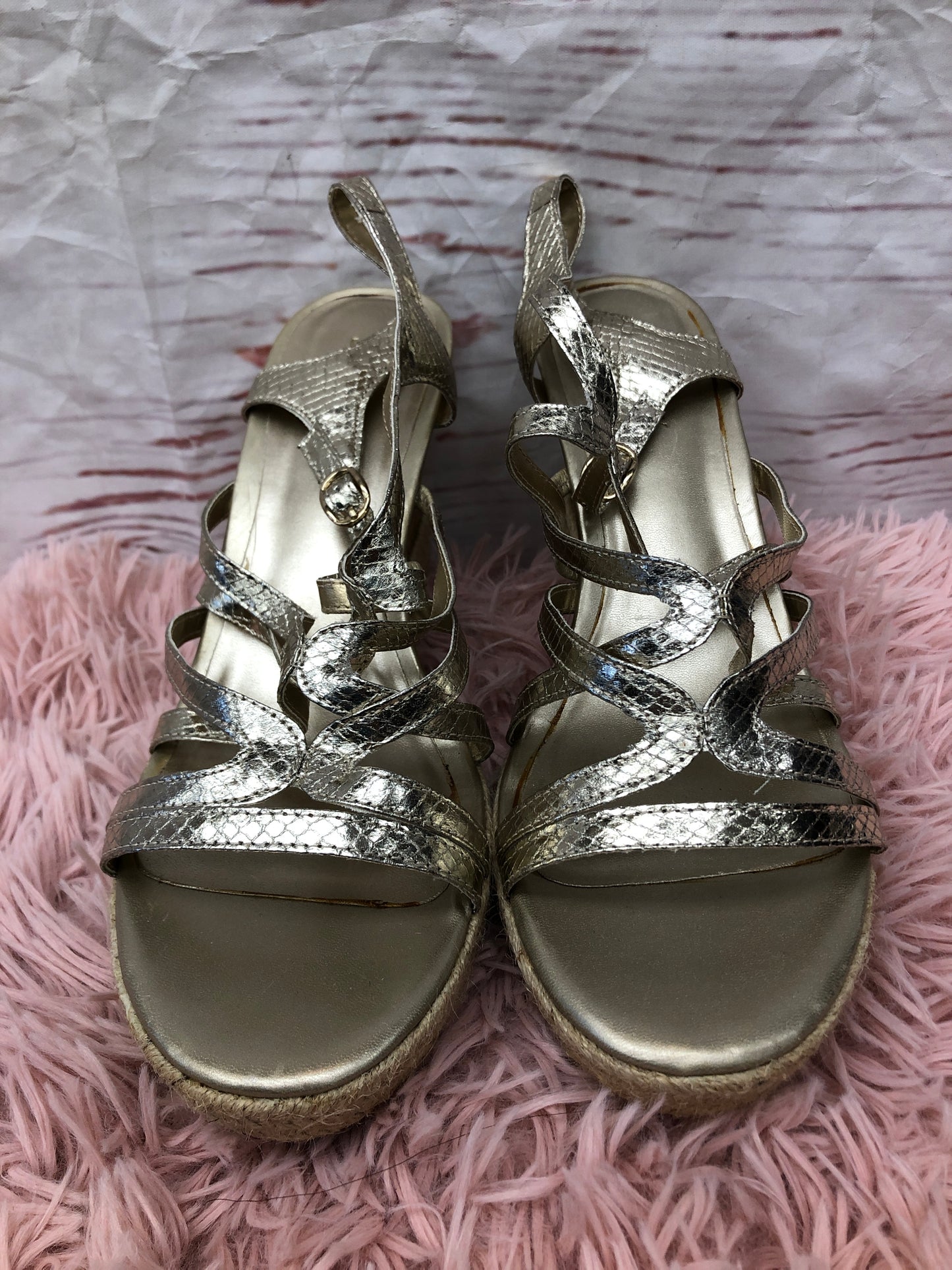 Sandals Heels Wedge By St Johns Bay  Size: 11