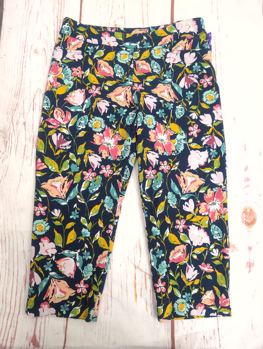 Capris By Time And Tru In Floral, Size: M