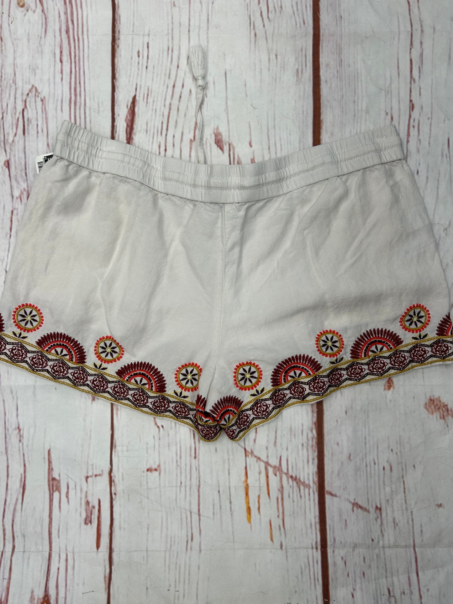 Shorts By Loft In White Red, Size: M