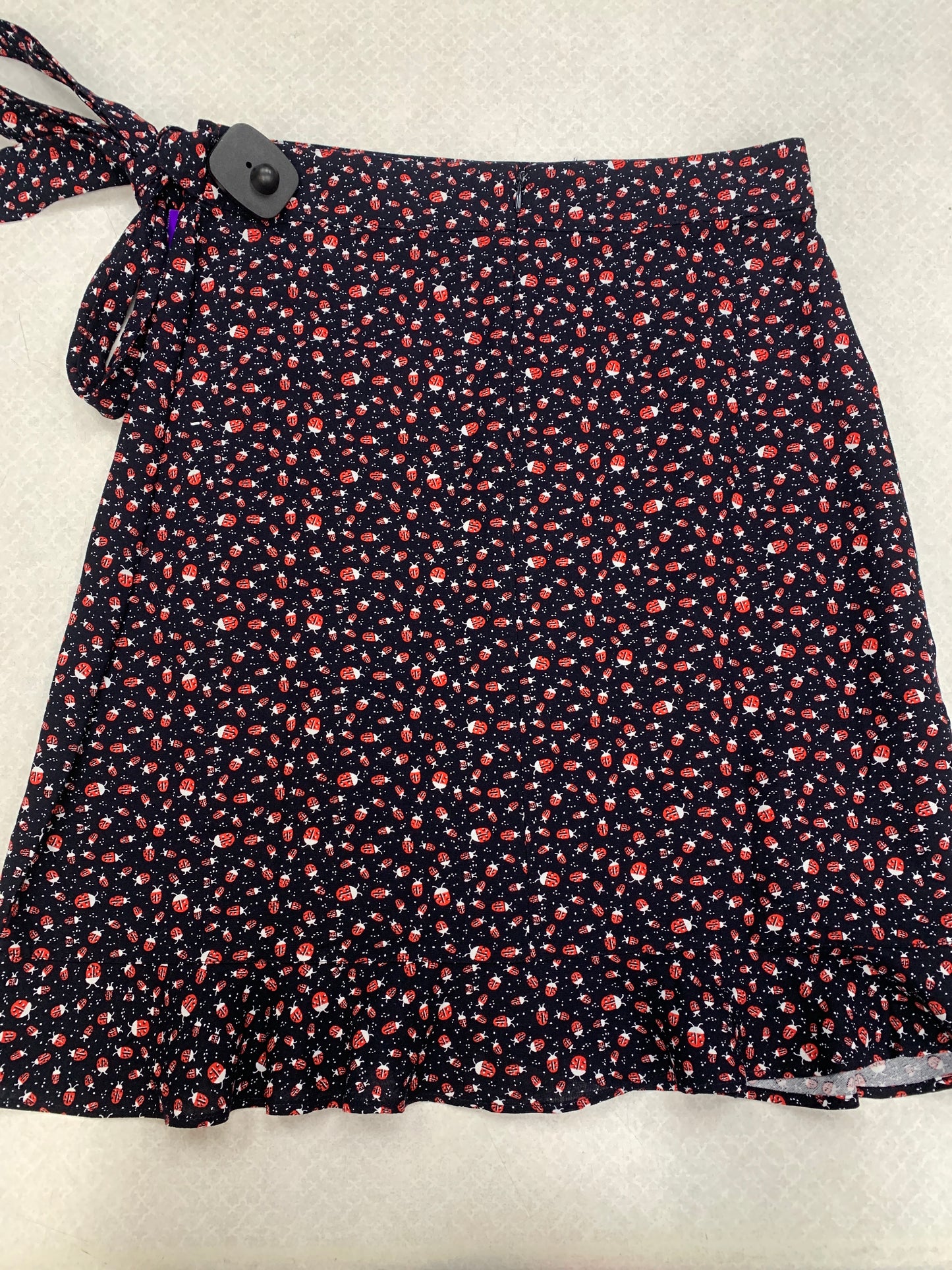 Skirt Mini & Short By Loft In Red Blue, Size: 2