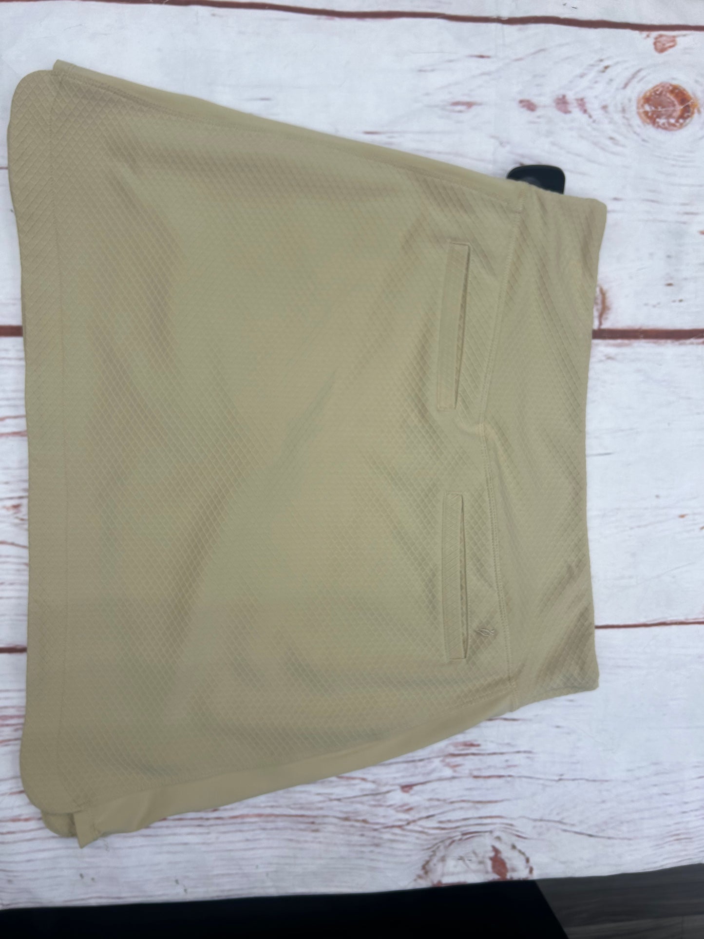 Skort By Clothes Mentor In Khaki, Size: L