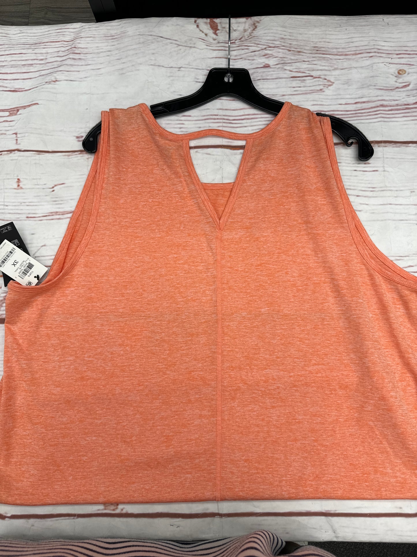 Athletic Tank Top By Ideology In Orange, Size: 3x