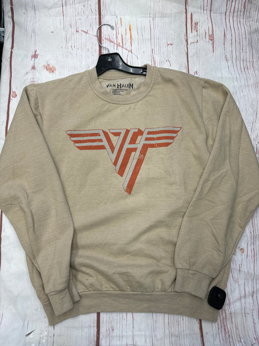 Sweatshirt Crewneck By Clothes Mentor In Tan, Size: M