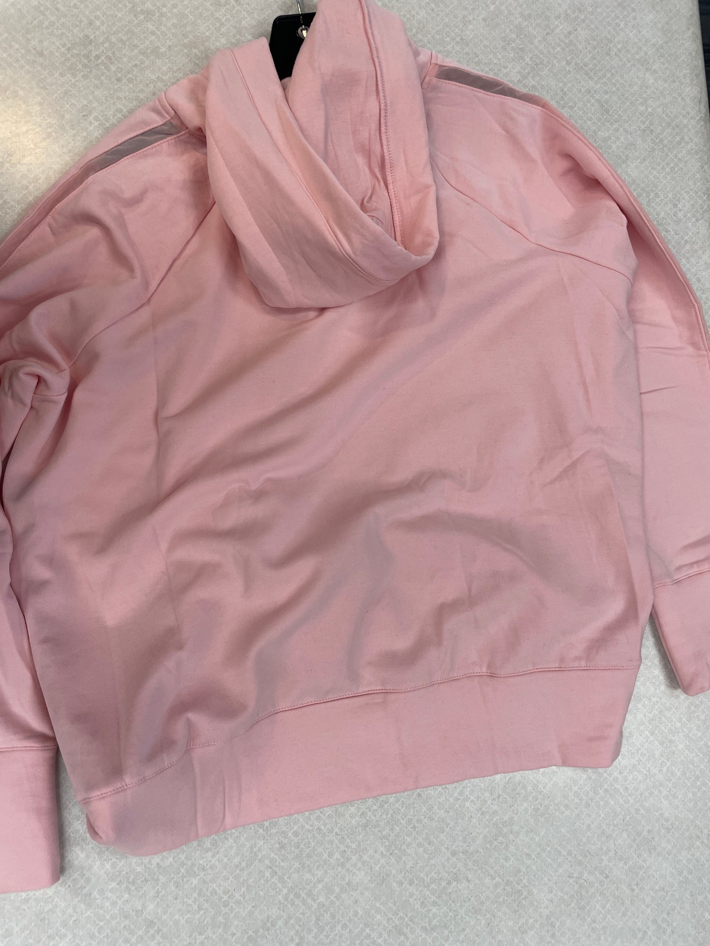 Sweatshirt Hoodie By Athletic Works In Pink, Size: 3x