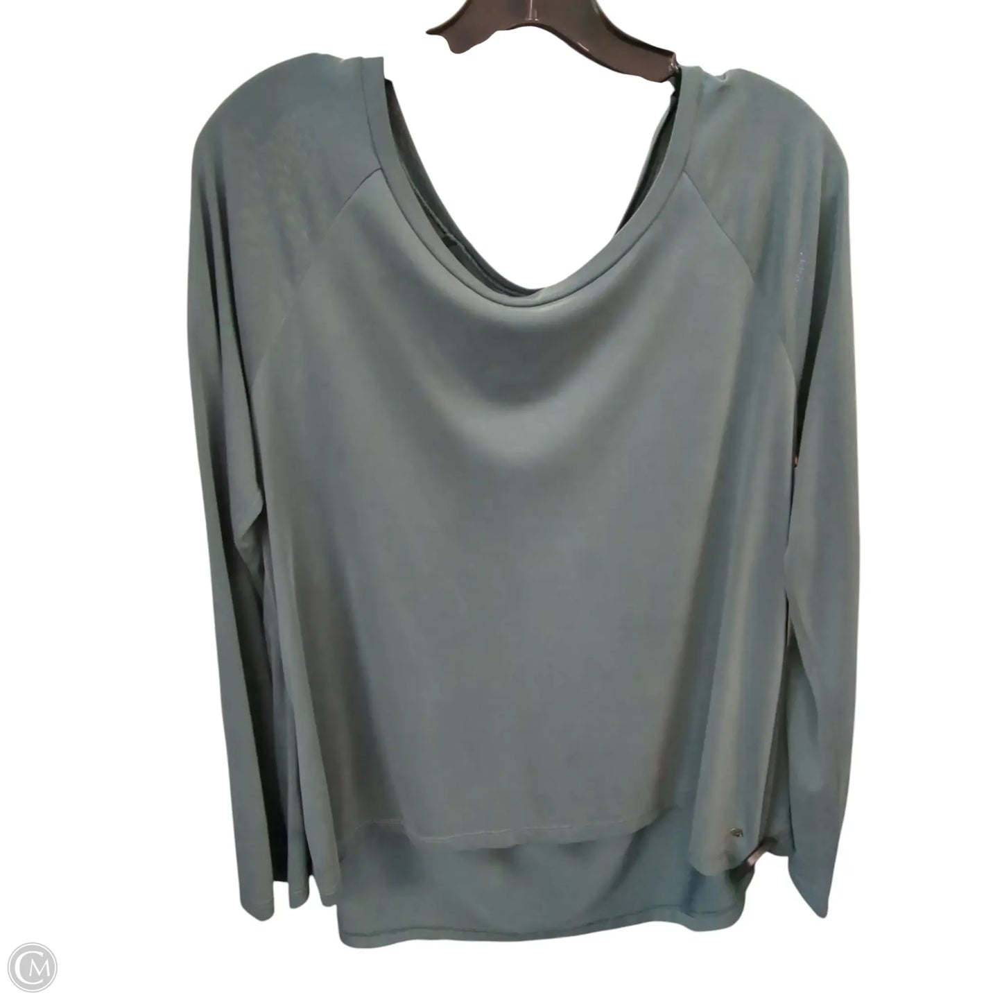 Top Long Sleeve By American Eagle In Green, Size: M