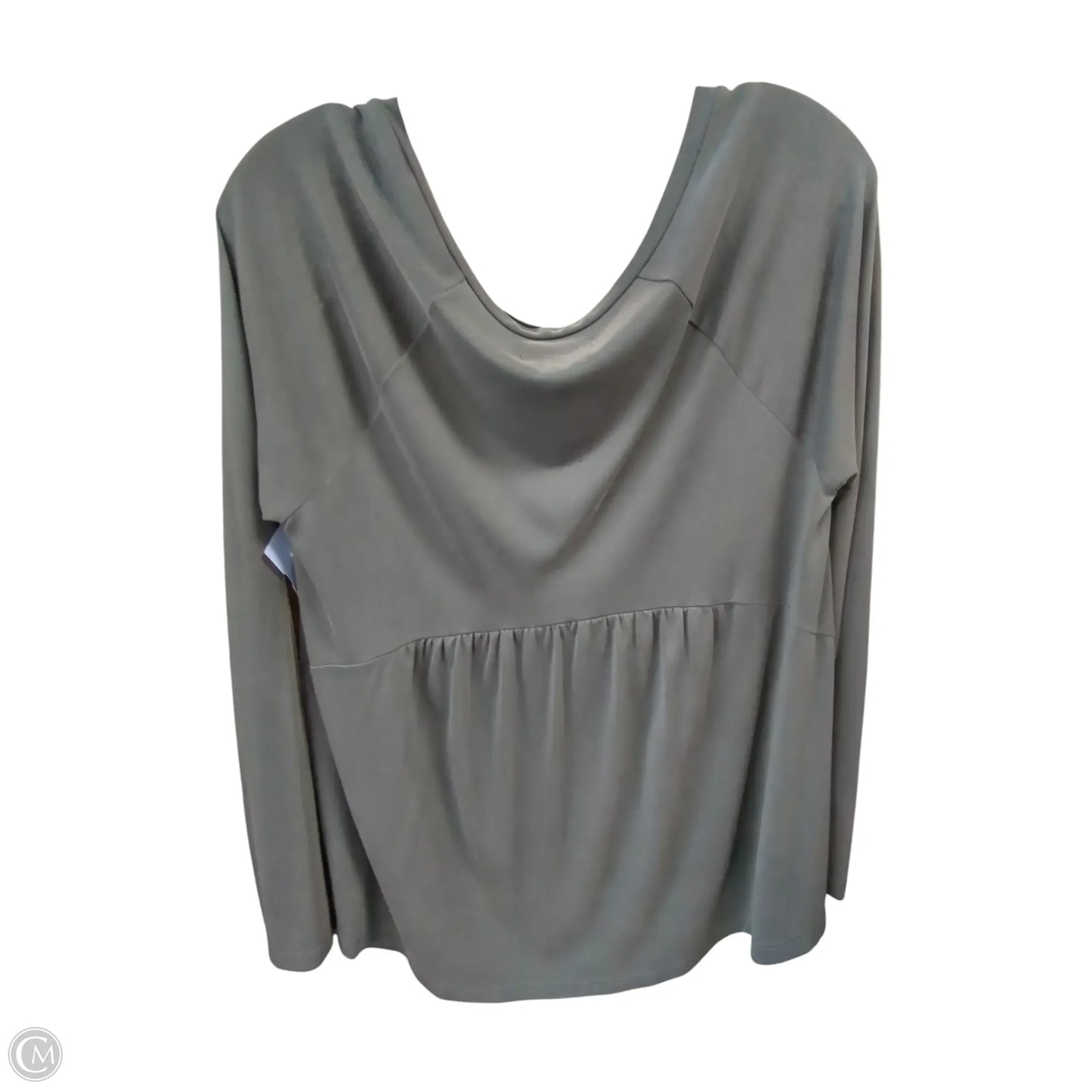 Top Long Sleeve By American Eagle In Green, Size: M
