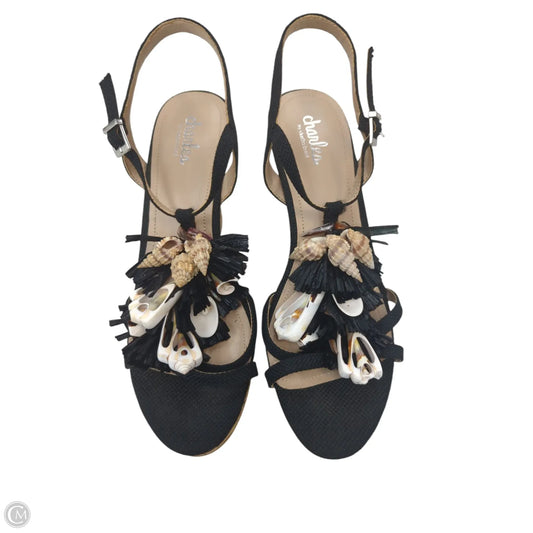 Sandals Heels Wedge By Charles By Charles David In Black, Size: 10