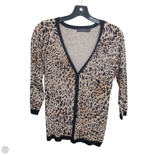 Cardigan By Limited In Leopard Print, Size: Xs