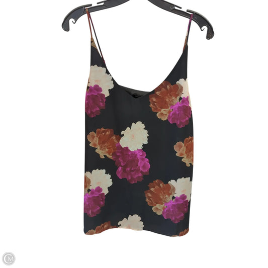 Top Sleeveless By Banana Republic In Floral Print, Size: M