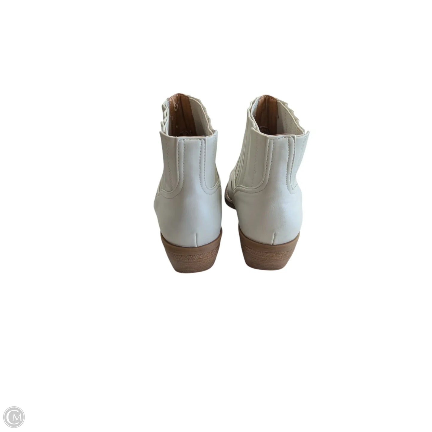 Boots Western By Forever 21 In White, Size: 8