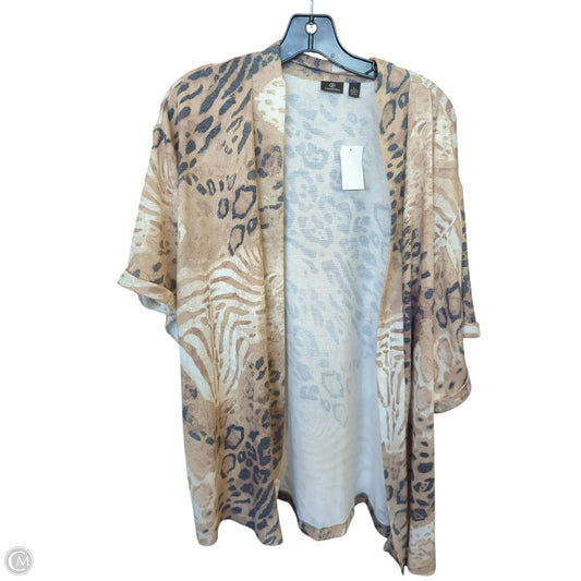 Cardigan By Versona In Animal Print, Size: L
