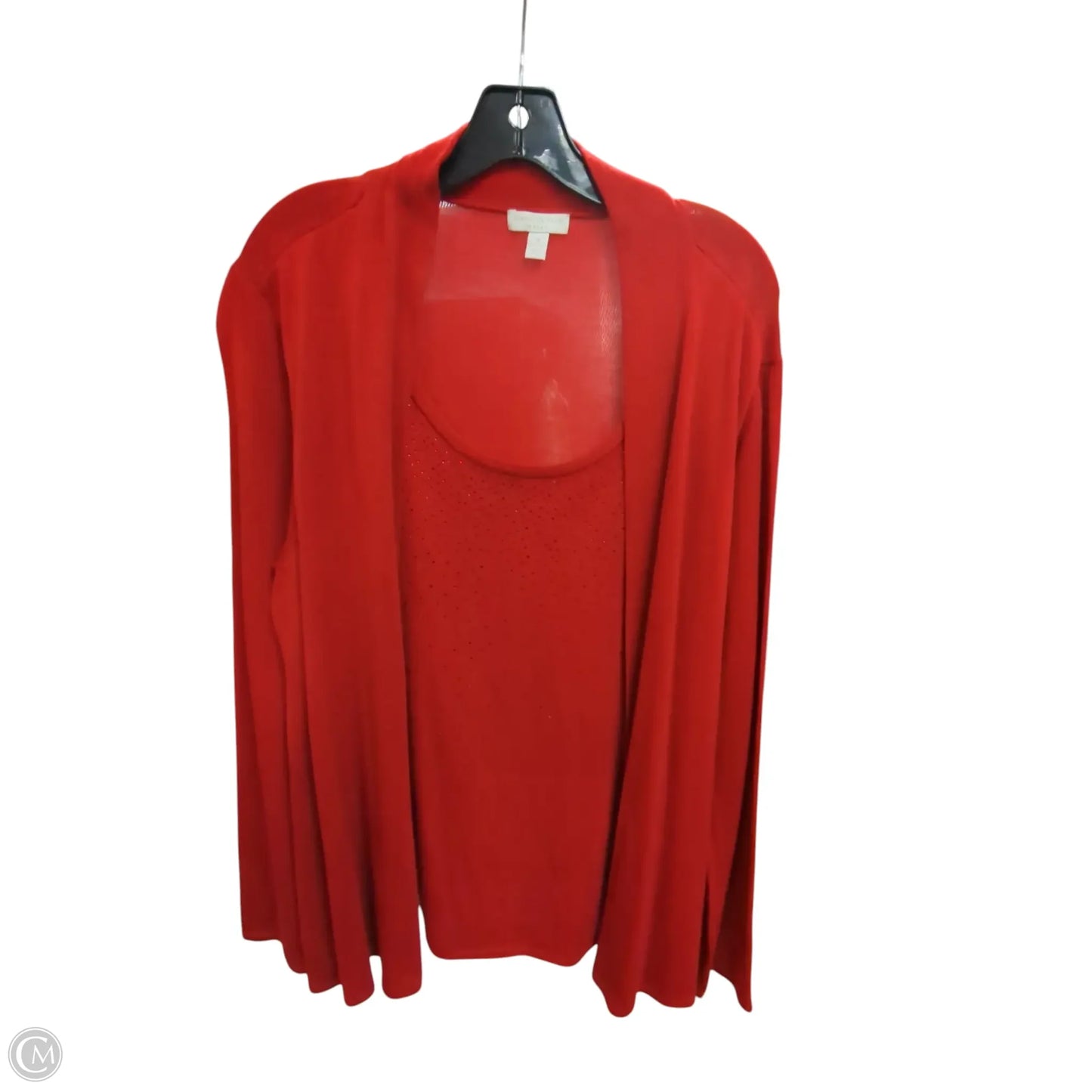 Sweater By Charter Club In Red, Size: 3x