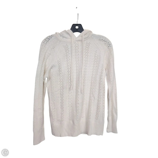 Sweatshirt Hoodie By St Johns Bay In Ivory, Size: S