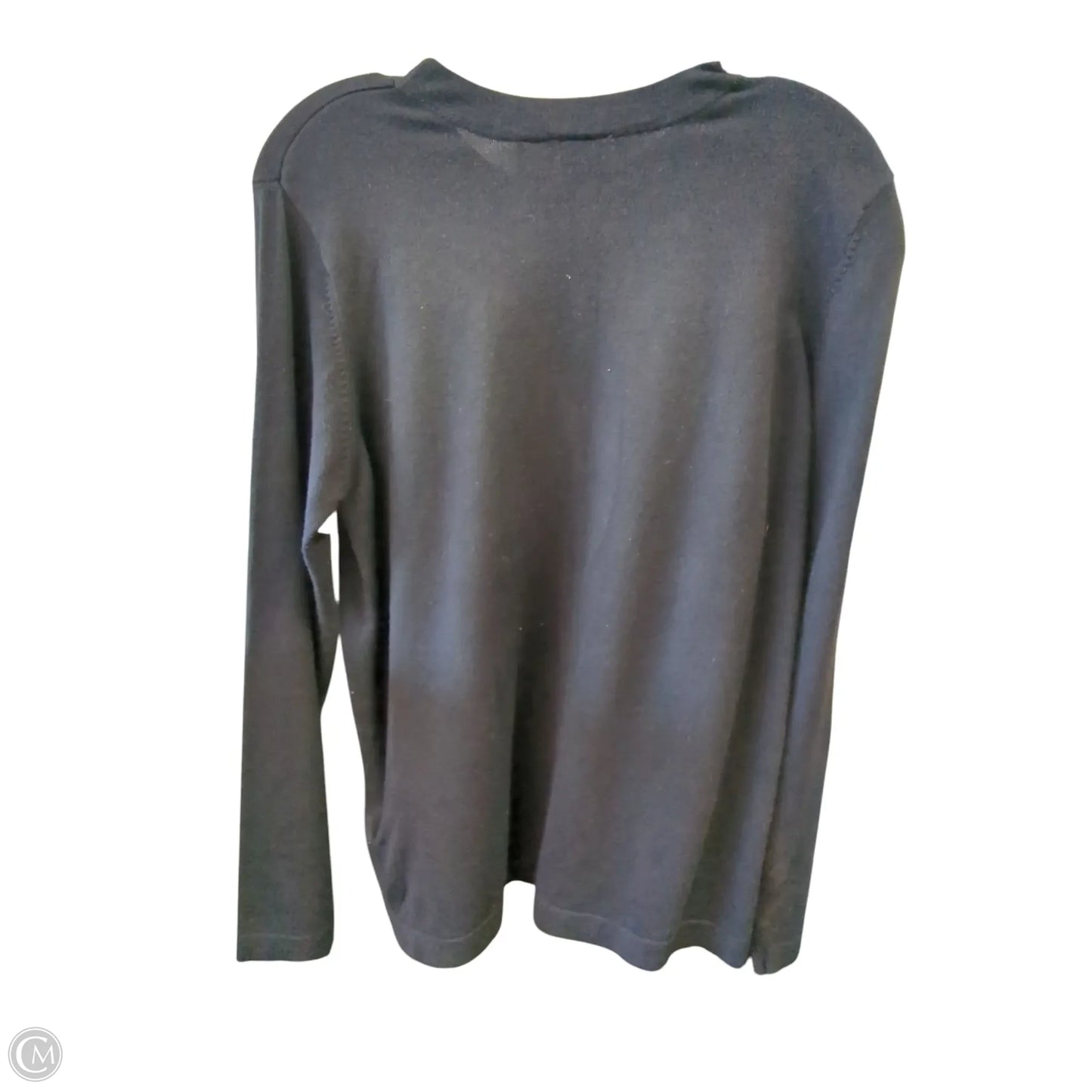 Sweater By Clothes Mentor In Black, Size: L