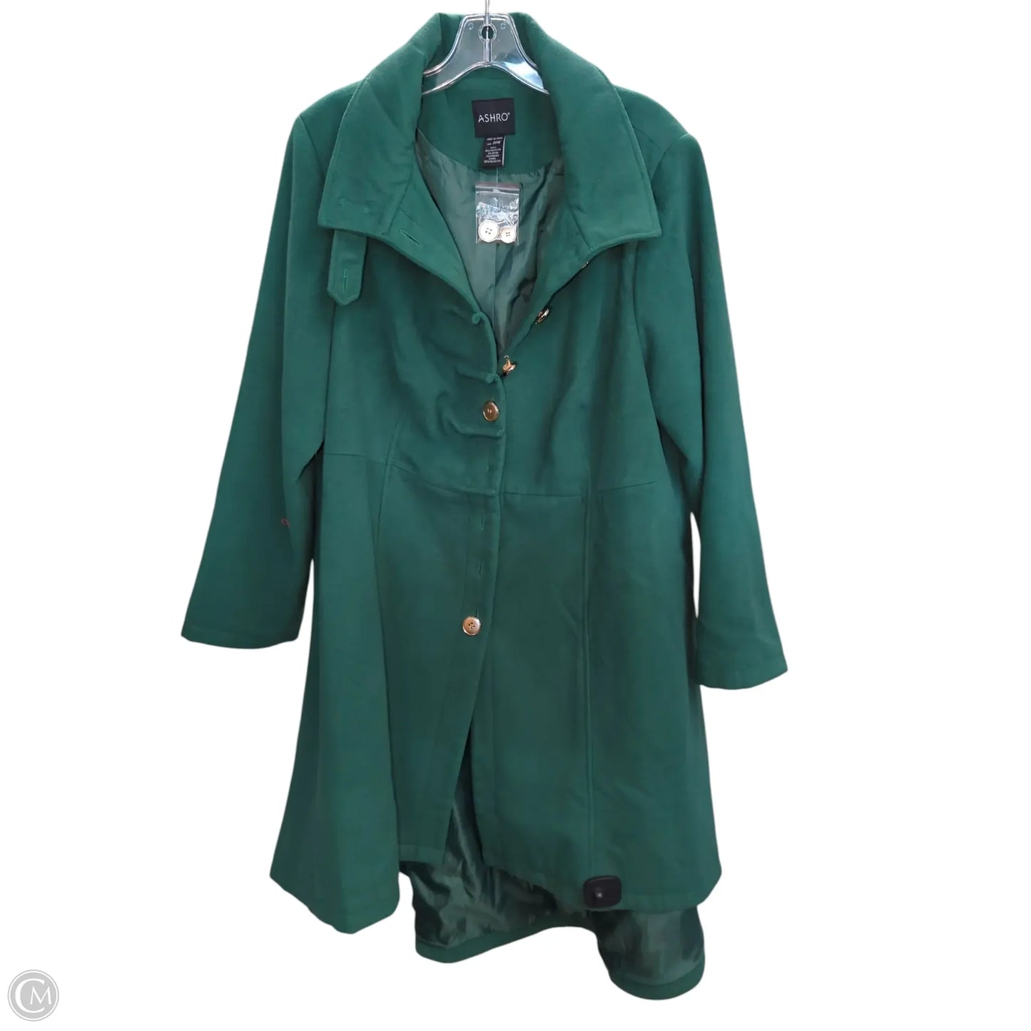 Coat Other By Clothes Mentor In Green, Size: 20