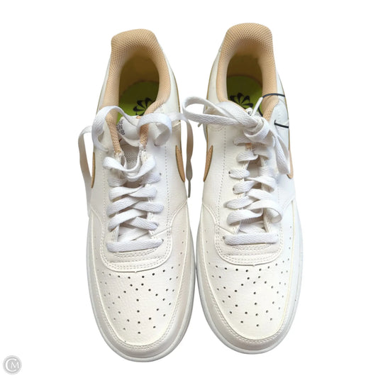Shoes Sneakers By Nike In Tan, Size: 12