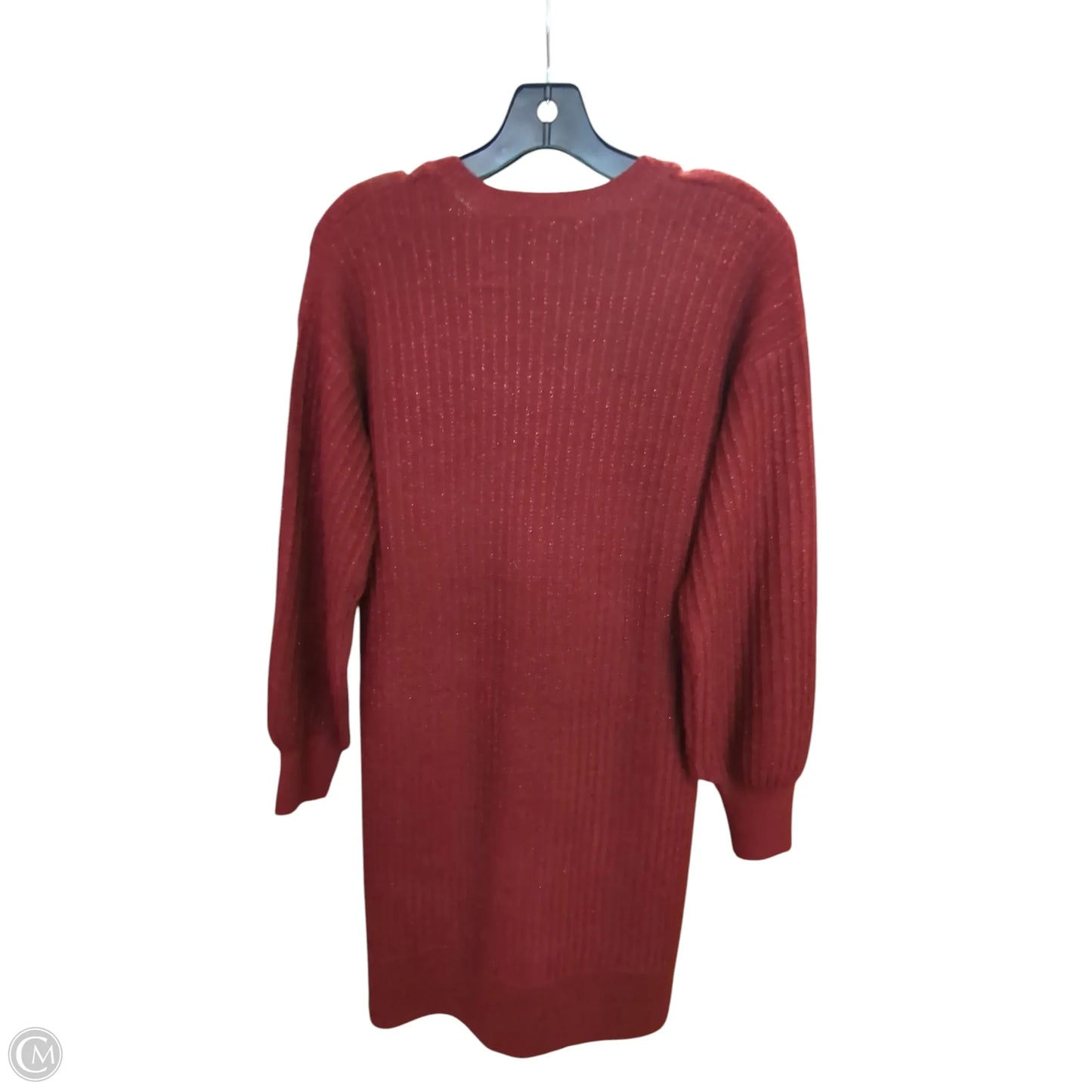 Dress Sweater By Nine West In Maroon, Size: S