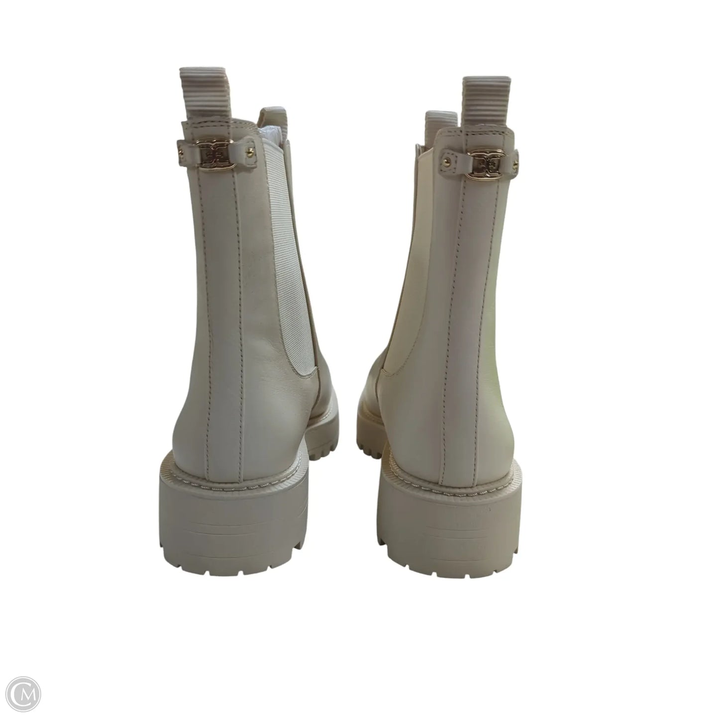 Boots Ankle Flats By Sam Edelman In Ivory, Size: 11