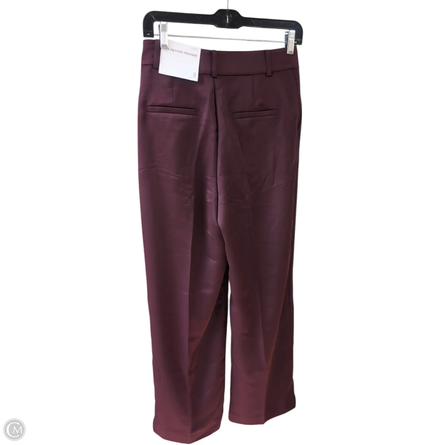 Pants Other By Loft In Maroon, Size: 0p