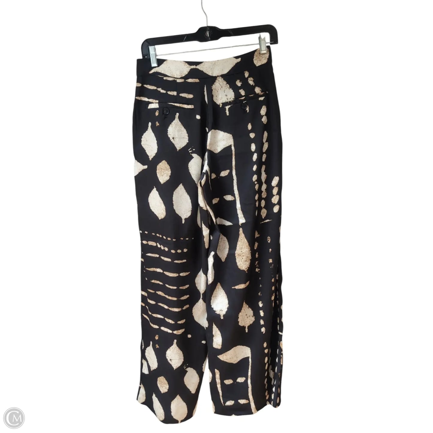 Pants Dress By Banana Republic In Black & Cream, Size: 2p