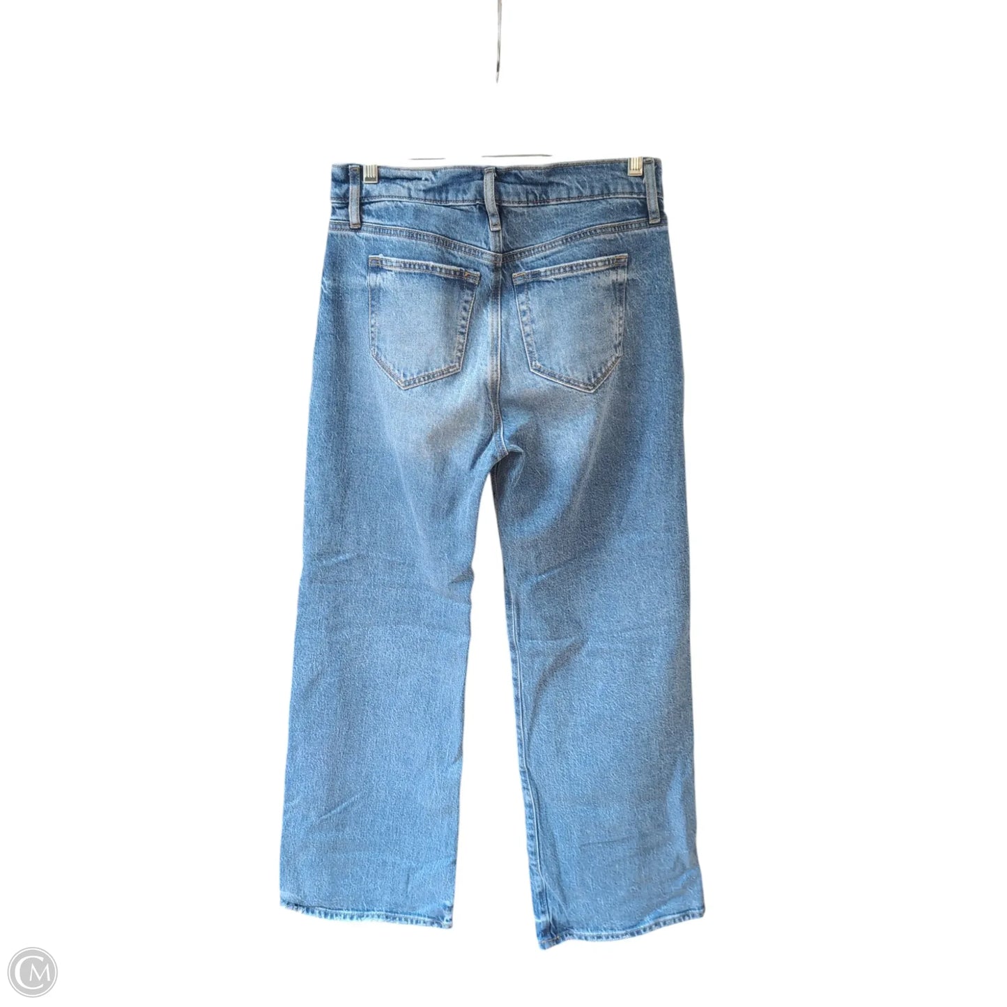 Jeans Straight By Loft In Blue Denim, Size: 0p