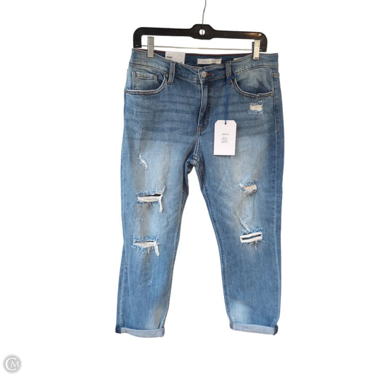 Jeans Straight By Eunina In Blue Denim, Size: 10