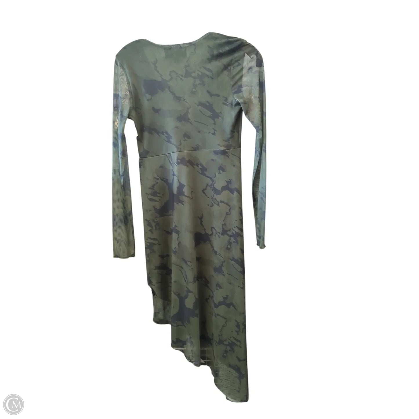 Dress Party Short By Clothes Mentor In Black & Green, Size: S