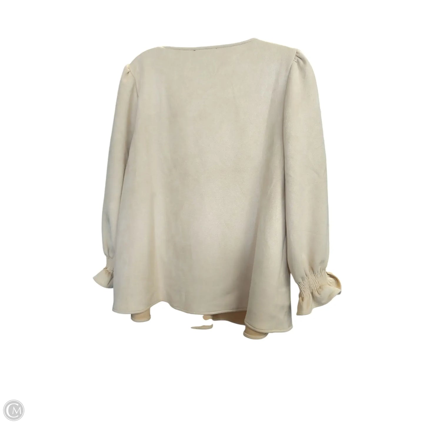 Top Long Sleeve By Tuckernuck In Tan, Size: M
