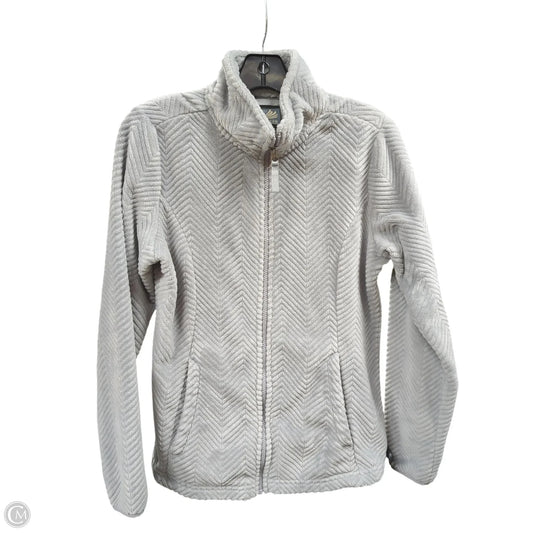Jacket Fleece By Clothes Mentor In Grey, Size: S