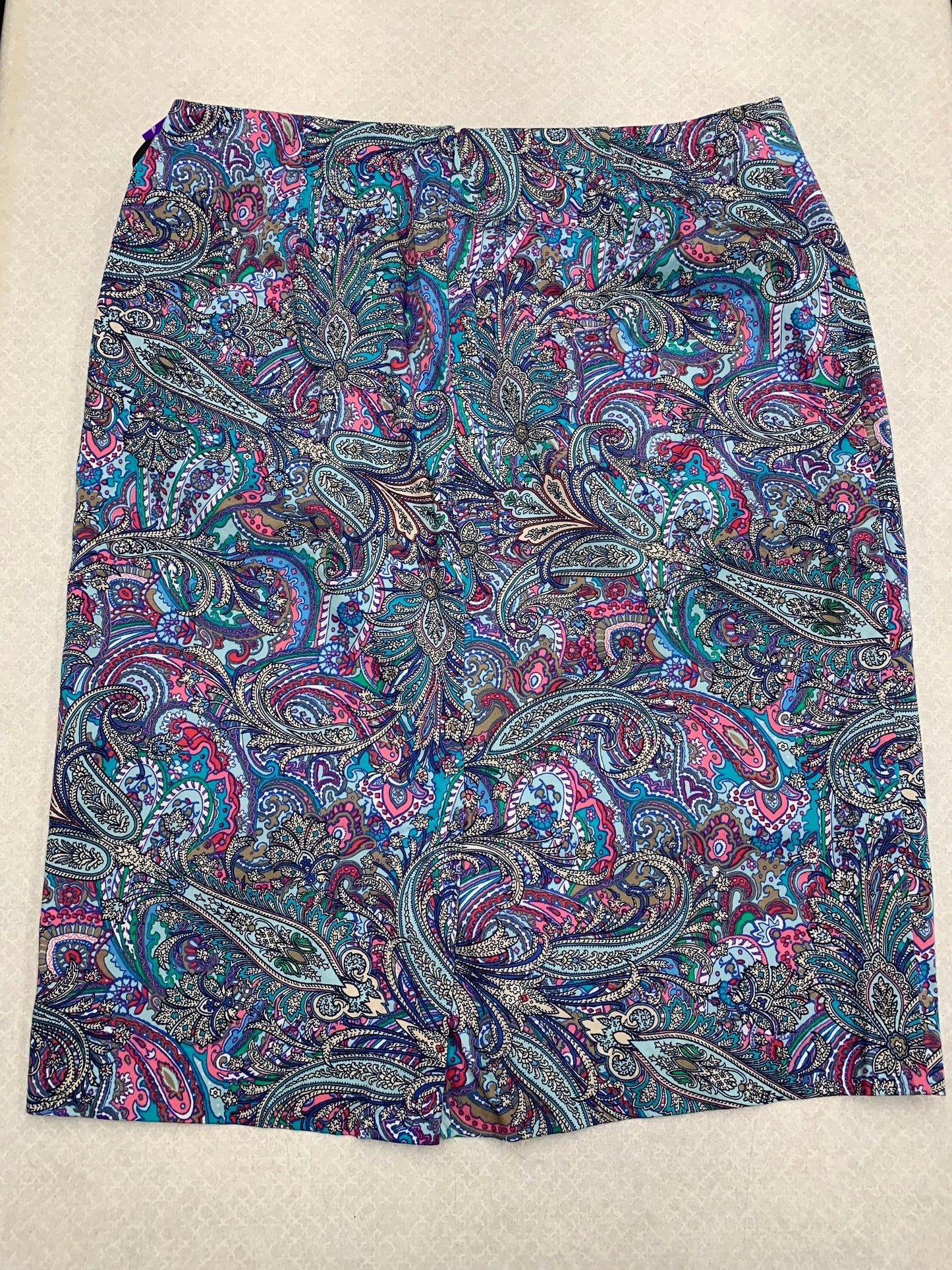 Skirt Midi By Talbots O In Multi-colored, Size: 12