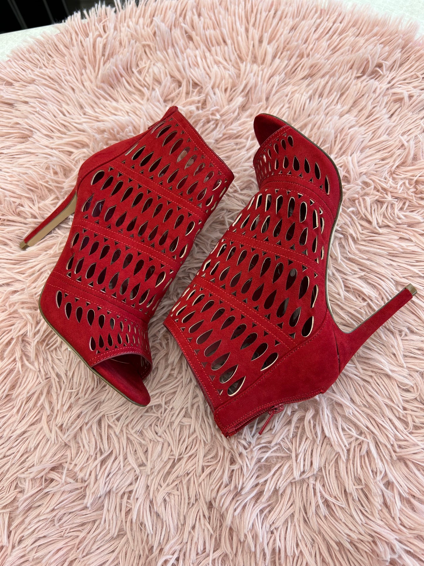 Shoes Heels Stiletto By Aldo In Red, Size: 6.5