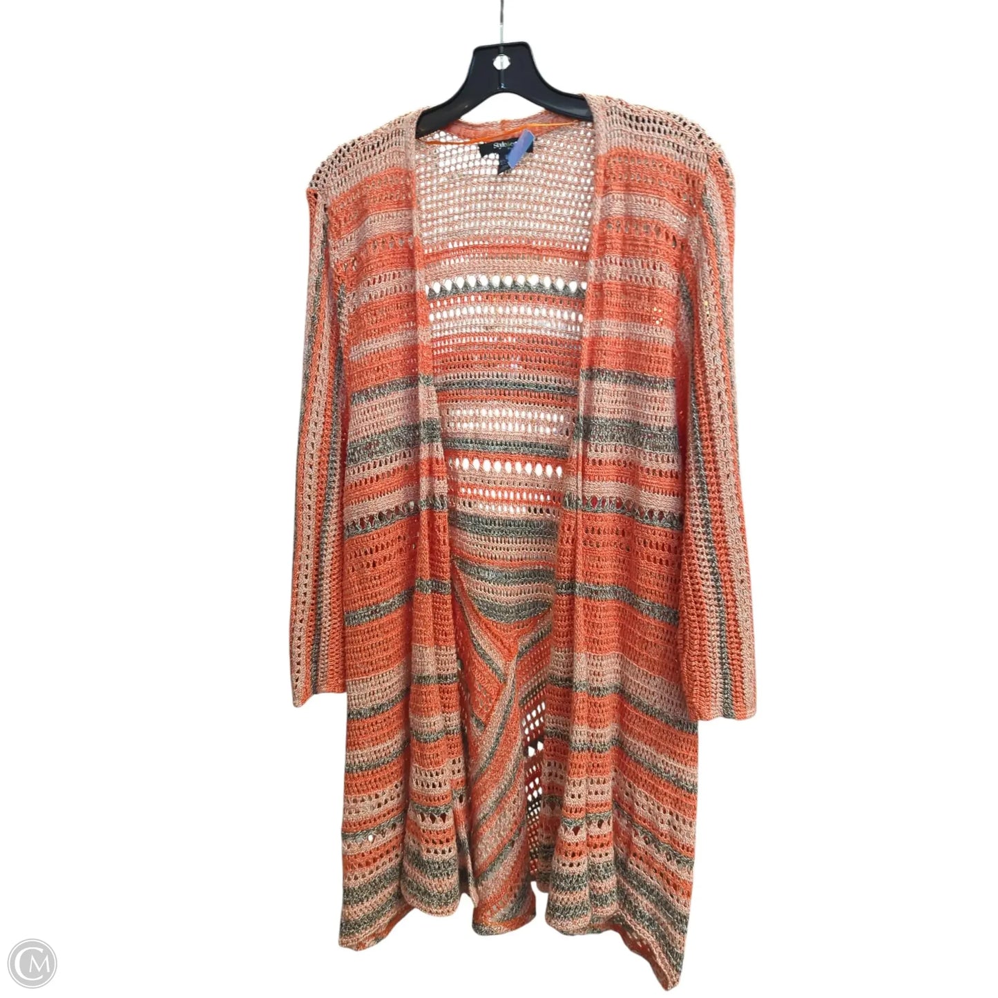 Cardigan By Style And Co Collection Women In Orange, Size: 3x