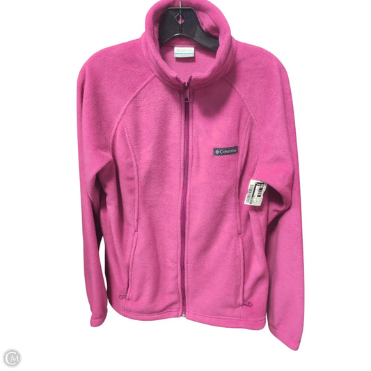 Jacket Fleece By Columbia In Pink, Size: M