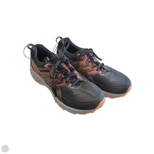 Shoes Athletic By Asics In Black & Orange, Size: 10