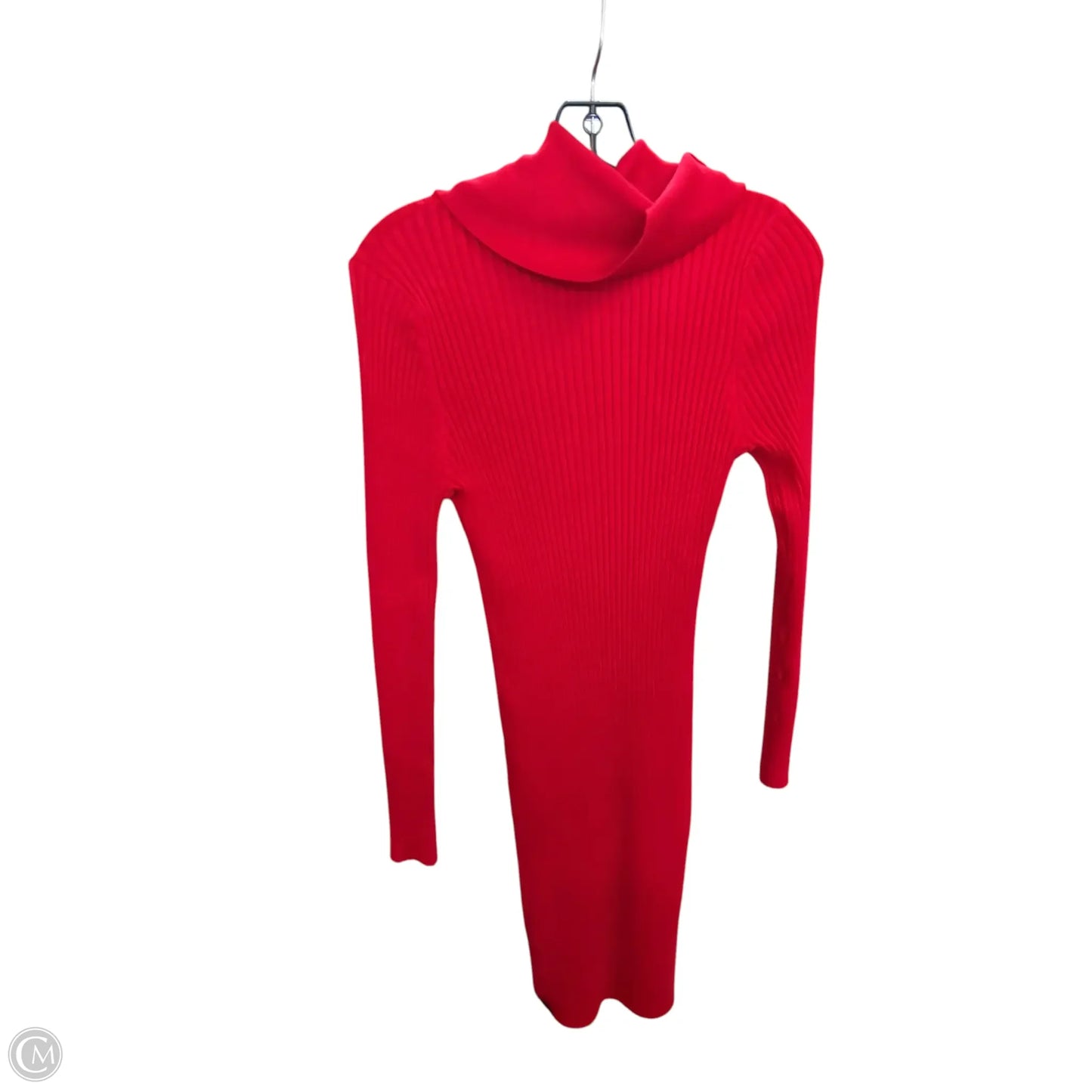 Dress Casual Midi By Clothes Mentor In Red, Size: L