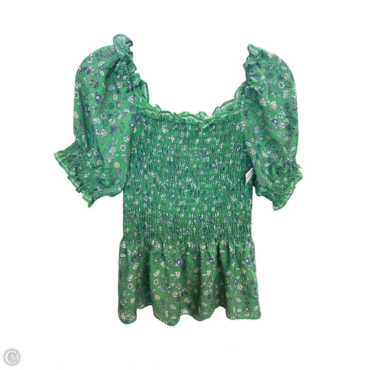 Top Short Sleeve By Max Studio In Floral Print, Size: S