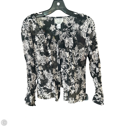 Top Long Sleeve By Talbots In Black, Size: 6