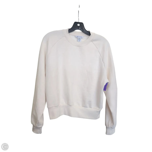 Sweatshirt Crewneck By Athleta In White, Size: Xs