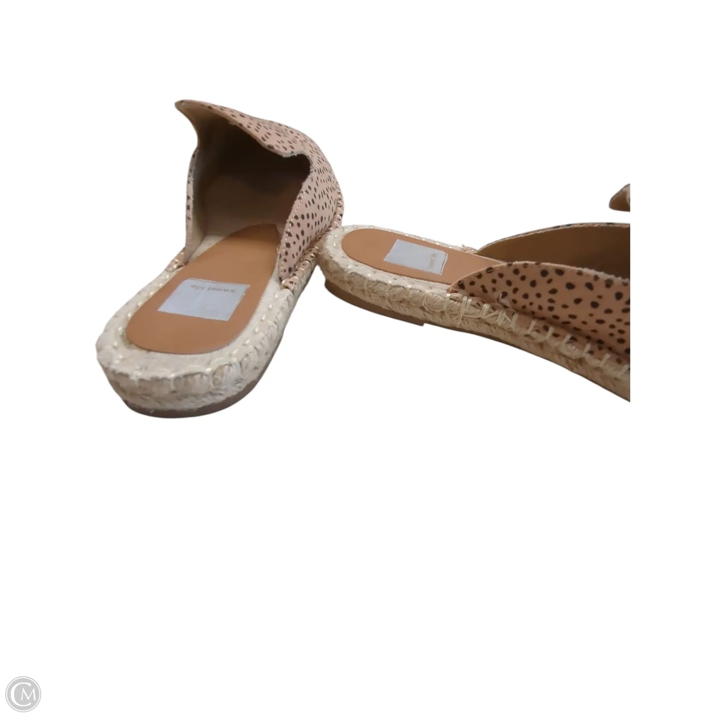 Shoes Flats By Clothes Mentor In Animal Print, Size: 8.5