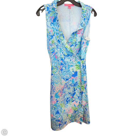 Dress Designer By Lilly Pulitzer In Blue & Green, Size: S