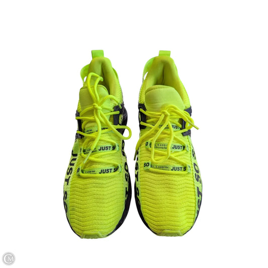 Shoes Athletic By Clothes Mentor In Green, Size: 9.5