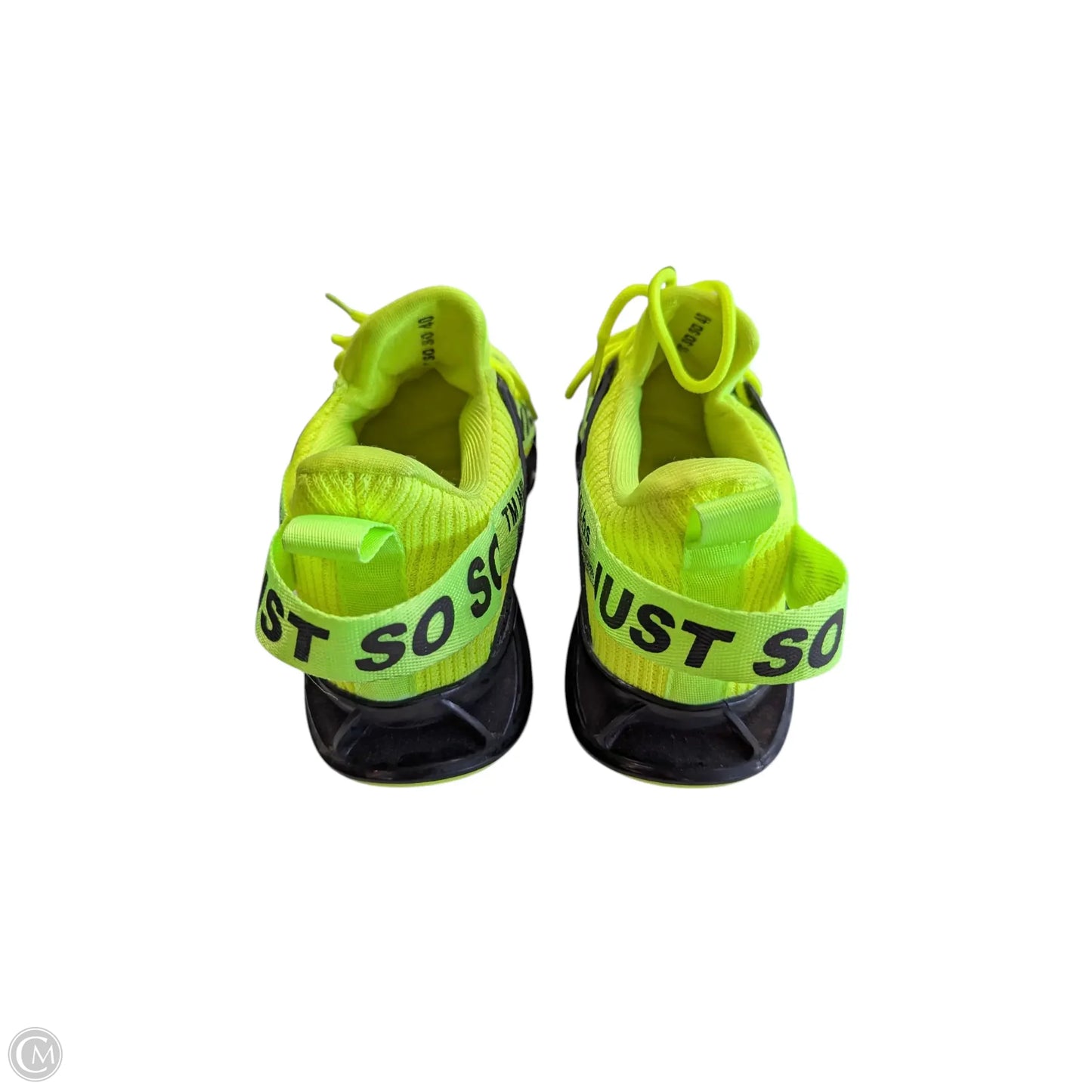 Shoes Athletic By Clothes Mentor In Green, Size: 9.5