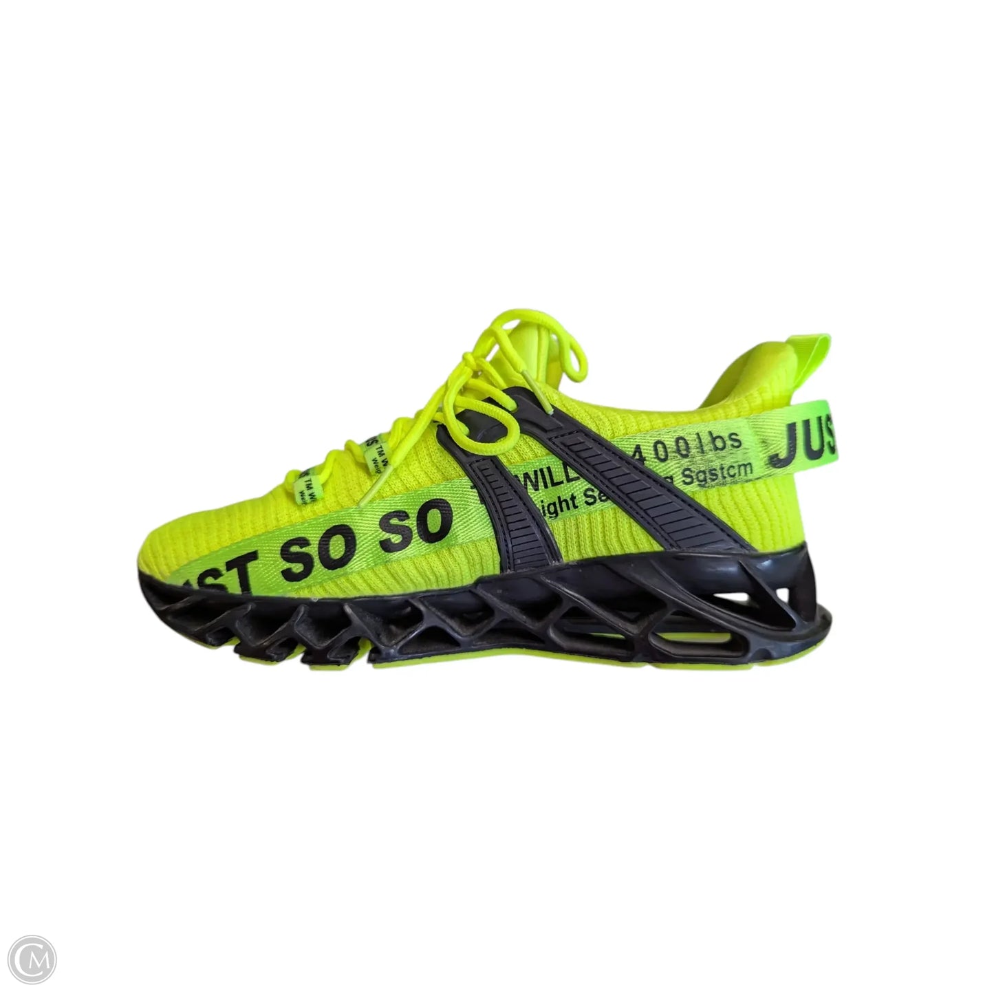 Shoes Athletic By Clothes Mentor In Green, Size: 9.5