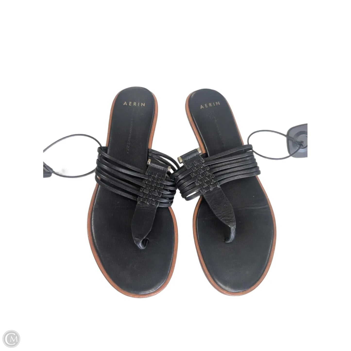 Sandals Flip Flops By Clothes Mentor In Black, Size: 6.5