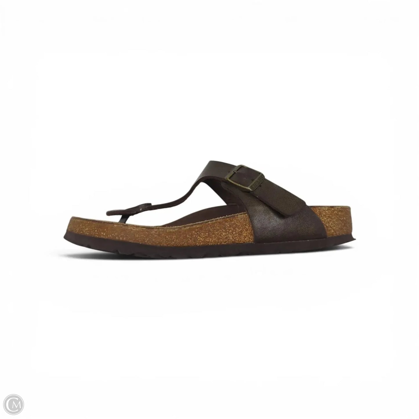 Sandals Flats By Birkenstock In Brown, Size: 7.5
