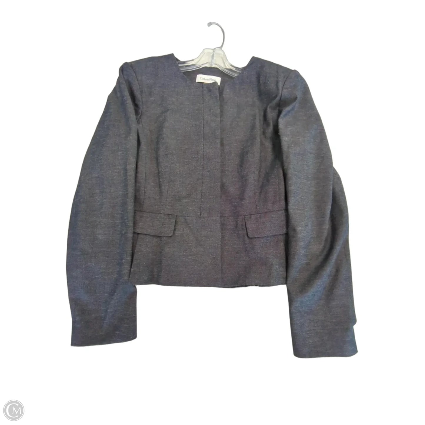 Pants Suit 2pc By Calvin Klein In Blue, Size: 12