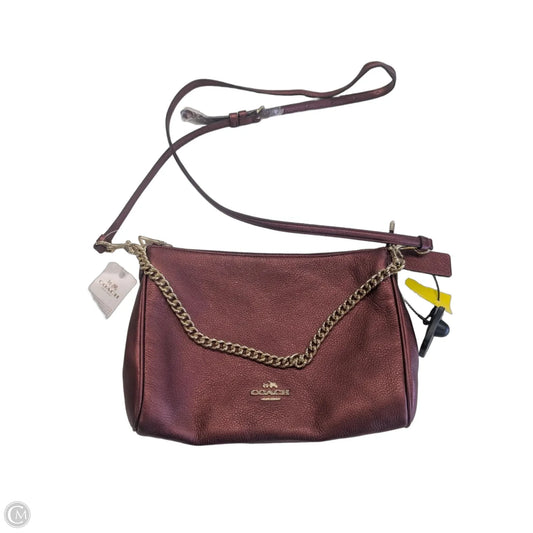 Crossbody Designer By Coach, Size: Medium