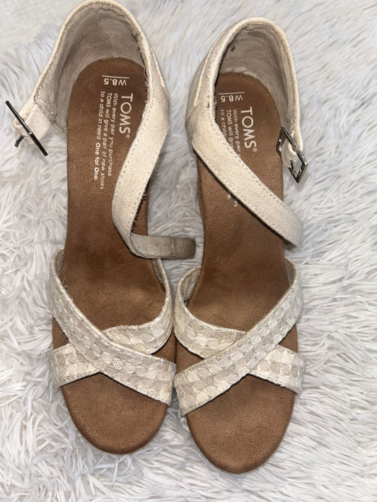 Shoes Heels Wedge By Toms  Size: 8.5